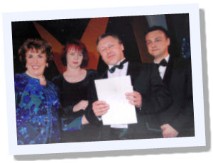 Steve receiving the Nursing Standard Award 2006 from Ms. Edwina Currie Steve receiving Nursing Standard Award 2006 from Edwina Currie